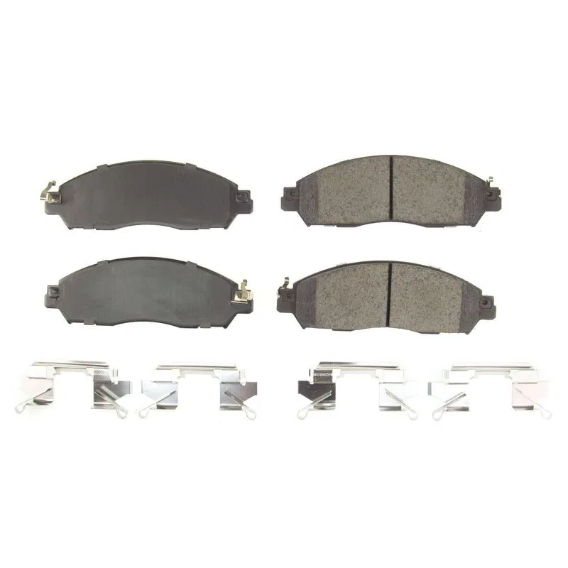 17-2138 – POWERSTOP Brake Pad, FMSI Number D2138 Ceramic Brake Pads Set Of 4 With Premium Stainless Steel Hardware